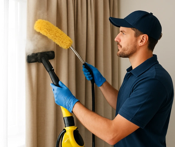 Trusted curtain steam cleaning technician Matty Curtain Cleaning parkdale-vic QLD