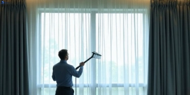Commercial curtain steam cleaning service parkdale-vic hotels offices