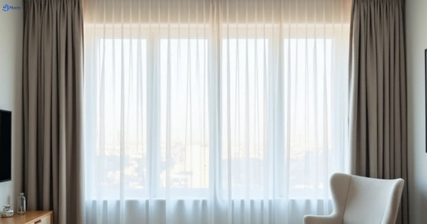 Freshly steam cleaned curtains in parkdale-vic QLD
